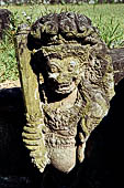 Candi Panataran - Platform at the north-west of the compound. Dvarapala. 